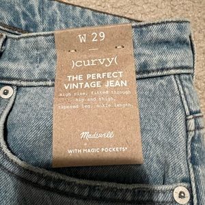 BRAND NEW MADEWELL JEANS